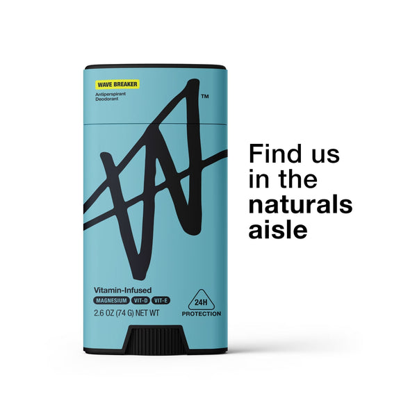 Jake Paul Men's Antiperspirant Deodorant Odor Blocking Sweat Protection Wave Breaker - 1 pack - 2.6 oz per pack - plus 3 My Outlet Mall Resealable Storage Pouches