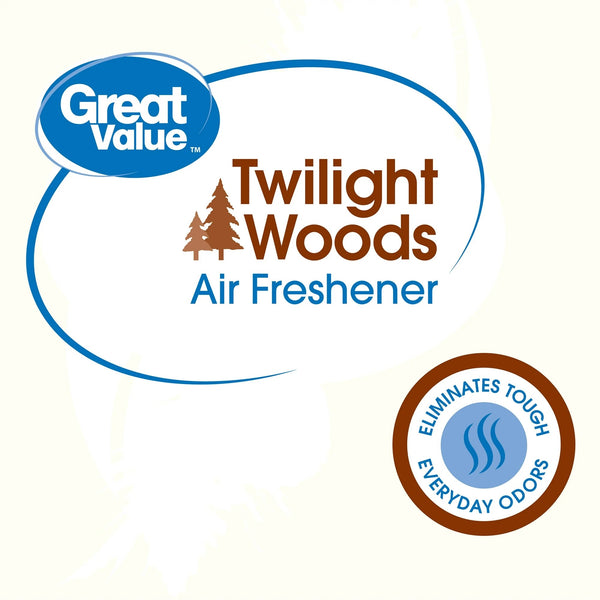 Aerosol Air Freshener, Twilight Woods - 1 pack - 8 oz per pack - plus 3 My Outlet Mall Resealable Storage Pouches