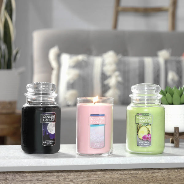 Candle Pink Sands Large 2 Wick Tumbler Candle - 2 packs - 22 oz per pack - plus 3 My Outlet Mall Resealable Storage Pouches