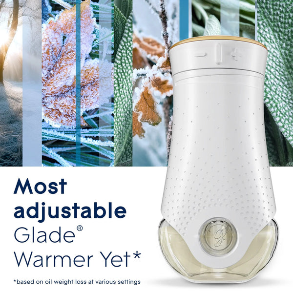 Plug-ins Scented Oil, Air Freshener, First Frost - 1 pack - plus 3 My Outlet Mall Resealable Storage Pouches