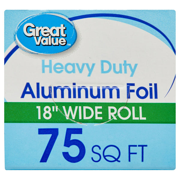 Heavy Duty Aluminum Foil - 1 pack -  75 square feet per pack - plus 3 My Outlet Mall Resealable Storage Pouches