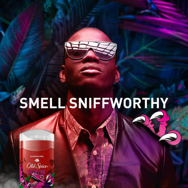 Aluminum Free Men's Deodorant, Invisible Solid Stick, Raptorstrike, Dark Berry Scent - 1 pack - 3 oz per pack - plus 3 My Outlet Mall Resealable Storage Pouches