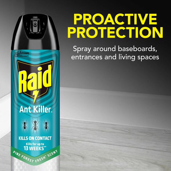Ant Killer 26, Insecticide Spray for Home, Pine Forest Fresh Scent - 1 pack - 17.5 oz per pack - plus 3 My Outlet Mall Resealable Storage Pouches