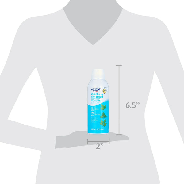 Cala Spray Itch Relief Clear Skin Protectant - 2 packs - 3 oz per pack - plus 3 My Outlet Mall Resealable Storage Pouches