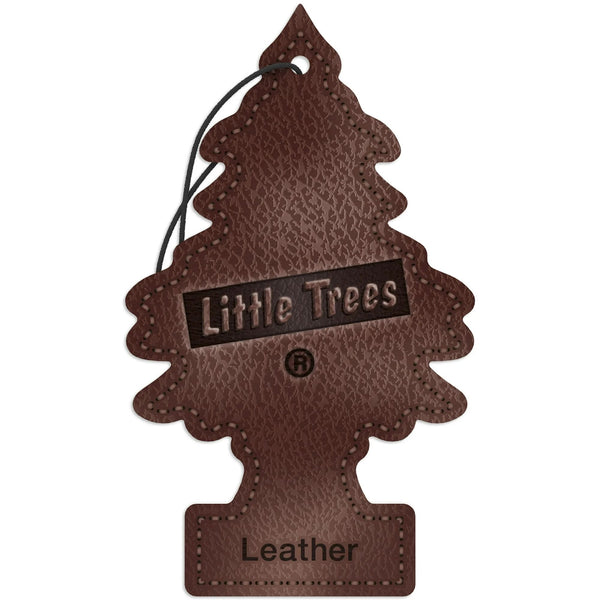 Air Freshener Leather Fragrance - 1 pack - 3 count per pack plus 3 My Outlet Mall Resealable Storage Pouches