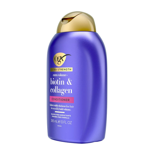 Extra Strength Biotin & Collagen Conditioner - 1 pack - 13Fl oz per pack - plus 3 My Outlet Mall Resealable Storage Pouches