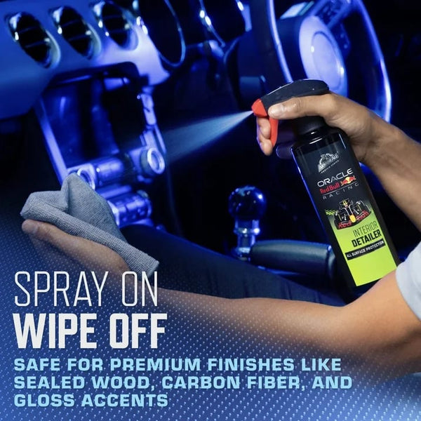All Podium Series Interior Detailer Spray Developed With Oracle Red Bull Racing - 2 packs - 16 fl oz per pack - plus 3 My Outlet Mall Resealable Storage Pouches