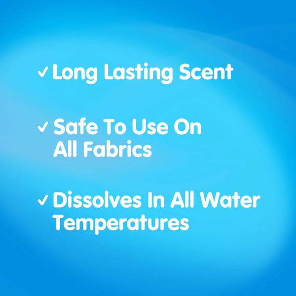 In Wash Laundry Scent Booster Crystals Blue Sparkle- 1 pack - 21 oz per pack - plus 3 My Outlet Mall Resealable Storage Pouches