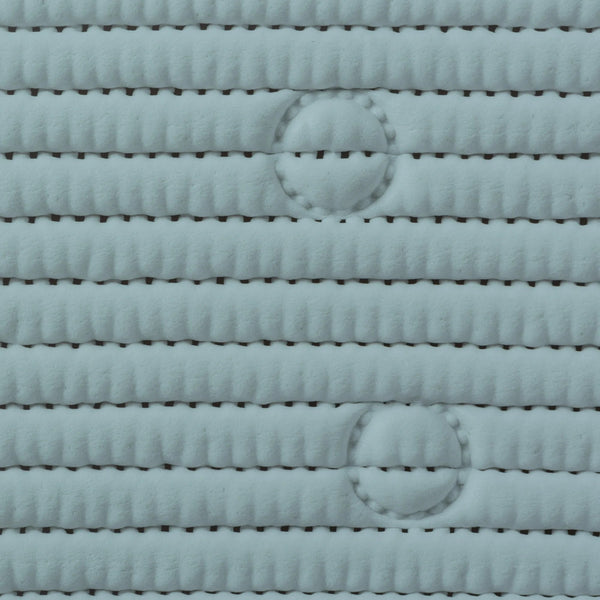 Cushioned Foam Bathtub Mat with Suction Cups, Blue 17" x 36" - 2 packs - plus 3 My Outlet Mall Resealable Storage Pouches