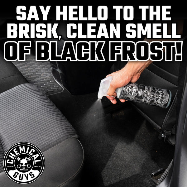 Black Frost Air Freshener and Odor Eliminator - 2 packs - 4 oz per pack - plus 3 My Outlet Mall Resealable Storage Pouches