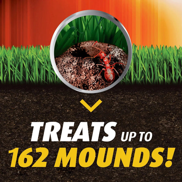 Orthene Fire Ant Killer1, Kills Queen, Destroys up to 162 Mounds - 3 packs - 12 oz per pack - plus 3 My Outlet Mall Resealable Storage Pouches