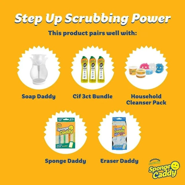 Sponge Caddy Suction Sink Caddy for Multipurpose Cleaning Sponge - 1 pack - plus 3 My Outlet Mall Resealable Storage Pouches