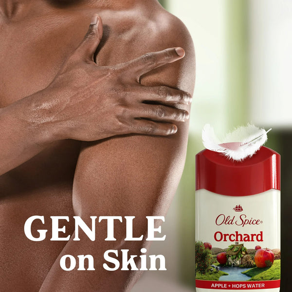 Antiperspirant Deodorant for Men in Orchard, 24/7 Lasting Freshness and Sweat Protection - 2 packs - 2.6 oz per pack - plus 3 My Outlet Mall Resealable Storage Pouches