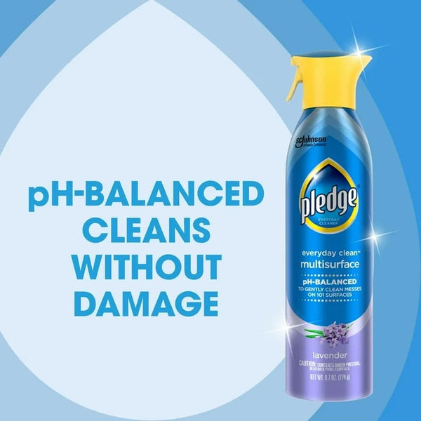 Everyday Cleaner Multi Surface, Aerosol, Lavender Scent - 1 pack - 9.7 oz per pack - plus 3 My Outlet Mall Resealable Storage Pouches