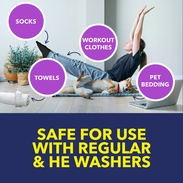 Odor Blasters Versatile Home and Laundry Stain Remover Powder- 1 pack - 3 LB - plus 3 My Outlet Mall Resealable Storage Pouches