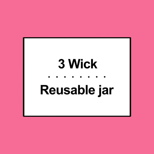 3-Wick Ombre Wrap Juicy Watermelon Candle - 1 pack - 14 oz per pack - plus 3 My Outlet Mall Resealable Storage Pouches