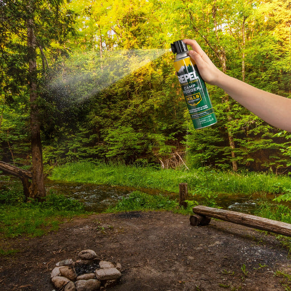 Outdoor Fogger Camp Fogger, Kills Mosquitoes and Other Outdoor Insects - 2 packs - 16 oz per pack - plus 3 My Outlet Mall Resealable Storage Pouches