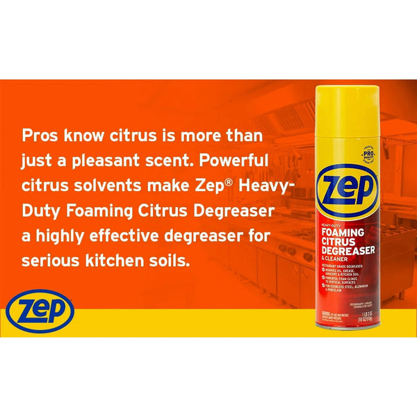 Foaming Citrus Degreaser - 1 pack - 18 oz per pack - plus 3 My Outlet Mall Resealable Storage Pouches