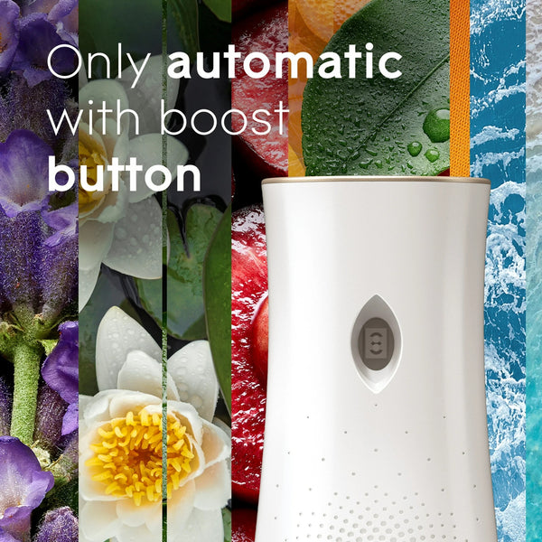 Automatic Spray Holder, Battery-Operated Air Freshener Spray - 1 pack - 10.2 oz per pack - plus 3 My Outlet Mall Resealable Storage Pouches