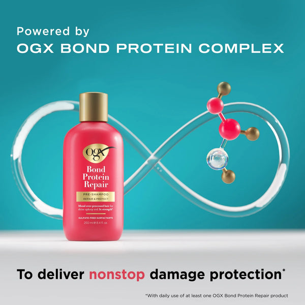 Repair & Protect Bond Protein Repair Pre-Shampoo - 1 pack - 8.4Fl oz per pack - plus 3 My Outlet Mall Resealable Storage Pouches