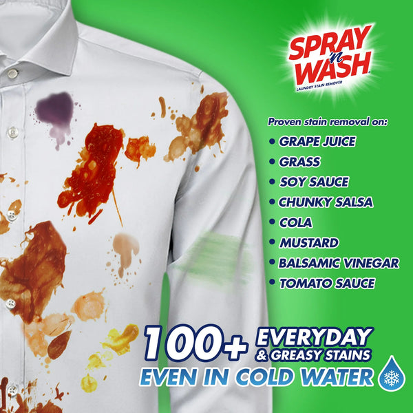 Liquid Laundry Stain Remover Original Scent- 1 pack - 22 oz per pack - plus 3 My Outlet Mall Resealable Storage Pouches