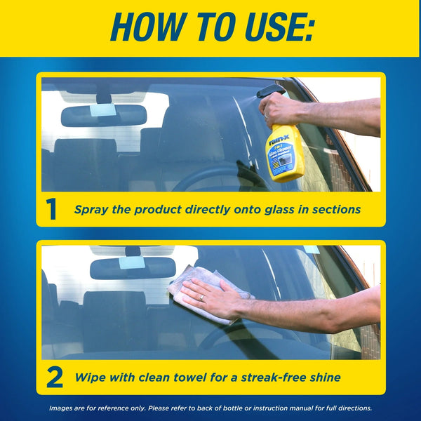 2-in-1 Glass Cleaner & Rain Repellant - 1 pack - 16 oz per pack - plus 3 My Outlet Mall Resealable Storage Pouches