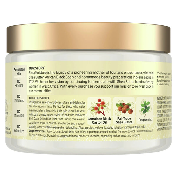 Jamaican Black Castor Oil Strengthen & Restore Leave-in Conditioner All Hair - 1 pack - 11.5 oz per pack - plus 3 My Outlet Mall Resealable Storage Pouches