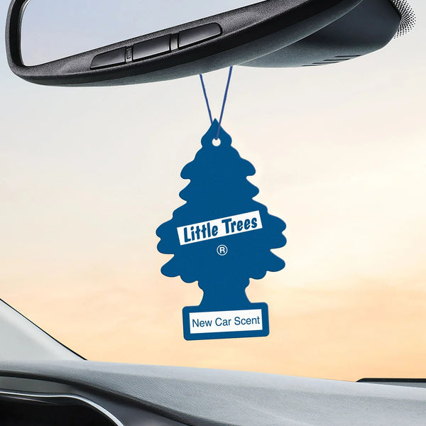 Air Freshener New Car Scent Fragrance 6 count - 1 pack - plus 3 My Outlet Mall Resealable Storage Pouches