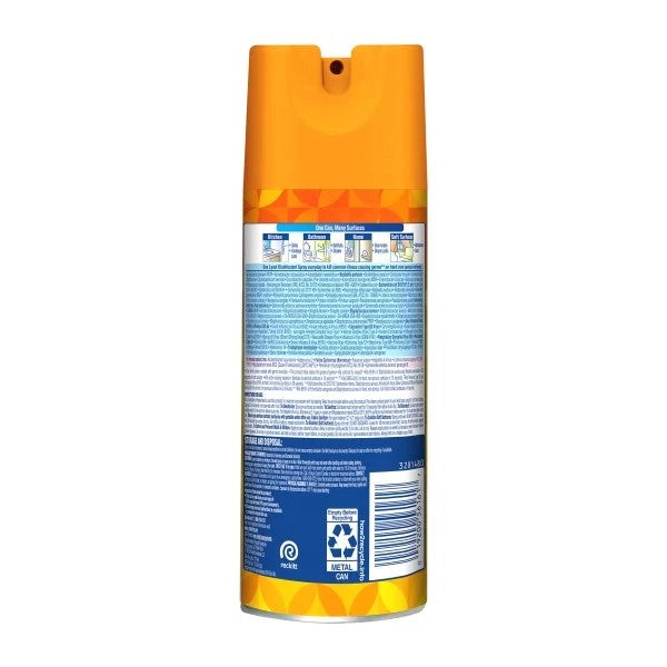 Disinfectant Spray, Sanitizing and Antibacterial Spray, For Disinfecting and Deodorizing, Brand New Day - Mango & Hibiscus - 1 pack - 12.5 oz per pack - plus 3 My Outlet Mall Resealable Storage Pouches