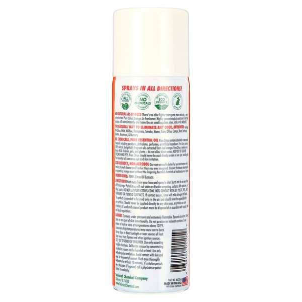Citrus Orange Air Freshener -  1 pack - 4 oz per pack plus 3 My Outlet Mall Resealable Storage Pouches
