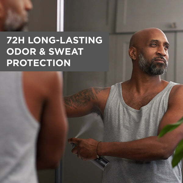 Men+Care Dry Spray for Men Citrus Zest & Sage with a Plant-based Moisturizer - 2 packs - 3.8 oz per pack - plus 3 My Outlet Mall Resealable Storage Pouches