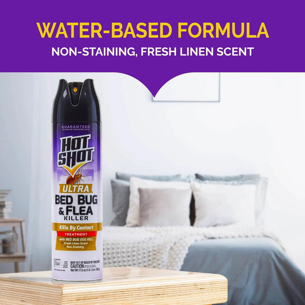 Ultra Bed Bug & Flea Killer Aerosol Formula - 1 pack - 17.5 oz per pack - plus 3 My Outlet Mall Resealable Storage Pouches
