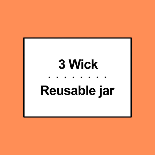 3-Wick Ombre Wrap Cranberry Mimosa Candle - 2 packs - 14 oz per pack - plus 3 My Outlet Mall Resealable Storage Pouches