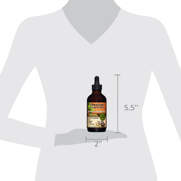 Pure Castor Hair Oil - 1 pack - 4Fl oz per pack - plus 3 My Outlet Mall Resealable Storage Pouches