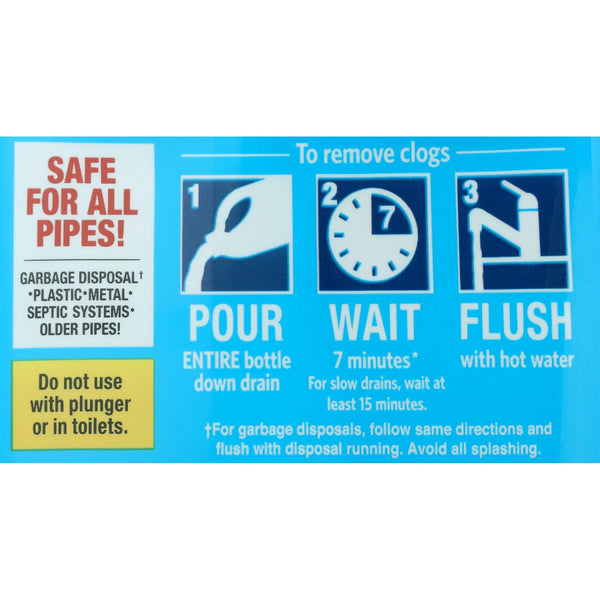 Industrial Strength Drain Clog Remover Gel, Urgent Clear - 1 pack - 17 fl oz per pack - plus 3 My Outlet Mall Resealable Storage Pouches