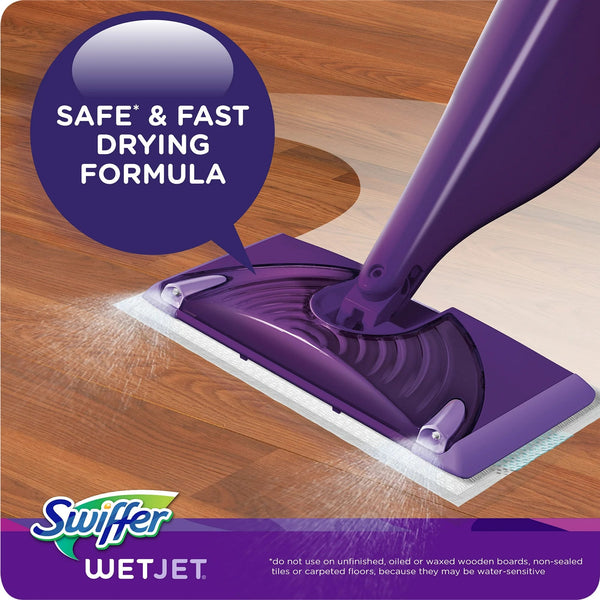 Wet Jet Mop Refill Solution, Wood, Laminate, Tile, Floor Cleaner, Gain - 1 pack - 42.2 oz per pack - plus 3 My Outlet Mall Resealable Storage Pouches