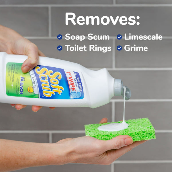 Bleach Cleanser - 1 pack - 24 oz per pack - plus 3 My Outlet Mall Resealable Storage Pouches