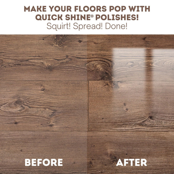 Hardwood Floor Luster, Pfas-Free Formula Floor Polish with Plant-Derived Carnauba - 1 pack - 27 oz per pack - plus 3 My Outlet Mall Resealable Storage Pouches