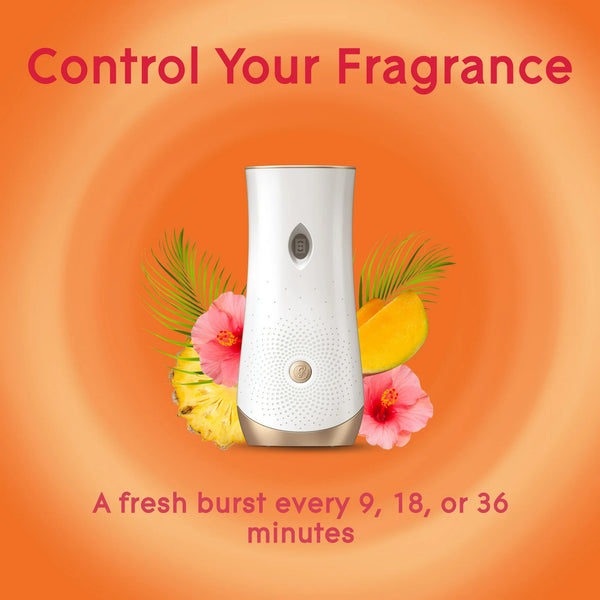 Automatic Spray Refills, Air Freshener, Infused with Essential Oils, Hawaiian Breeze - 1 pack - 2 count per pack - plus 3 My Outlet Mall Resealable Storage Pouches
