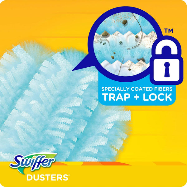 Dusters Refill for Cleaning, Feather & Microfiber Duster Alternative, Lavender - 3 packs - 10 count per pack plus 3 My Outlet Mall Resealable Storage Pouches