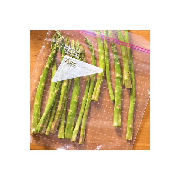Brand Gallon Produce Storage Bags, Breathable Bag, Moisture Control - 2 packs - 15 Count - plus 3 My Outlet Mall Resealable Storage Pouches