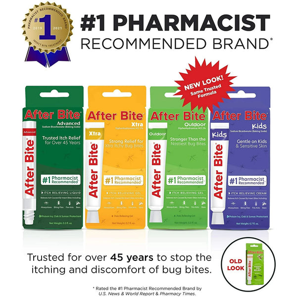 Outdoor Formula Pain Relieving Gel, Portable Instant Relief, Insect Bite Treatment - 1 pack - 7 oz per pack - plus 3 My Outlet Mall Resealable Storage Pouches