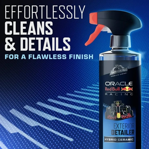 All Podium Series Hybrid Ceramic Exterior Detailer Spray Developed With Oracle Red Bull Racing - 2 packs - 16 fl oz per pack - plus 3 My Outlet Mall Resealable Storage Pouches