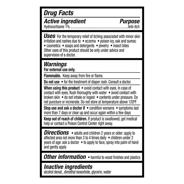 Maximum Strength Cortisone Anti-Itch Spray - 1 pack - 3 oz per pack - plus 3 My Outlet Mall Resealable Storage Pouches