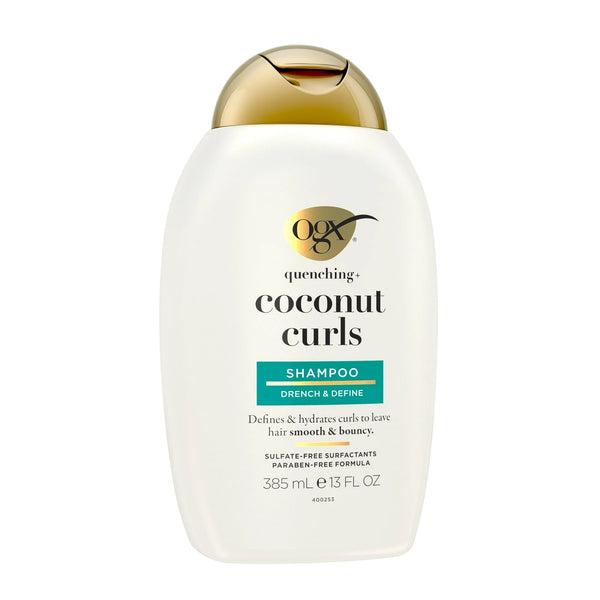 Quenching + Coconut Curls Curl-Defining Shampoo - 1 pack - 13Fl oz per pack - plus 3 My Outlet Mall Resealable Storage Pouches