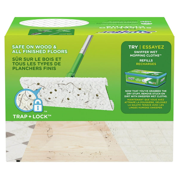 Swiffer Dry Cloth Refills With Gain Original- 3 packs - 32 count per pack - plus 3 My Outlet Mall Resealable Storage Pouches