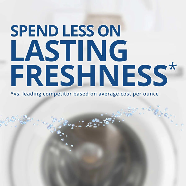 Crystals In-Wash Fragrance and Scent Booster, Fresh Spring Waters - 1 pack - 39 oz per pack - plus 3 My Outlet Mall Resealable Storage Pouches
