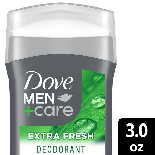 Men+Care Deodorant Stick for Men Extra Fresh Aluminum Free with Moisturizing Cream - 2 packs - 3 oz per pack - plus 3 My Outlet Mall Resealable Storage Pouches