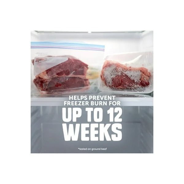 Freezer Half Gallon Storage Bags, Grip 'n Seal Technology - 1 pack - 40 Count per pack - plus 3 My Outlet Mall Resealable Storage Pouches