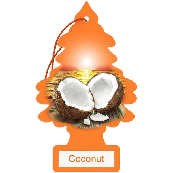 Air Freshener Coconut Fragrance- 1 pack - 3 count per pack plus 3 My Outlet Mall Resealable Storage Pouches